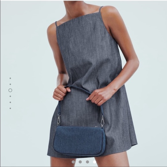 Zara Dresses & Skirts - Zara Strappy Mini Dress Yellow XS